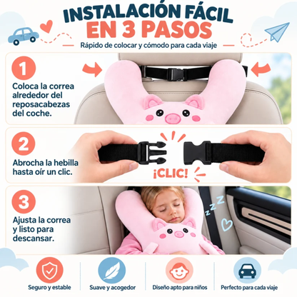 Almohada infantil de viaje