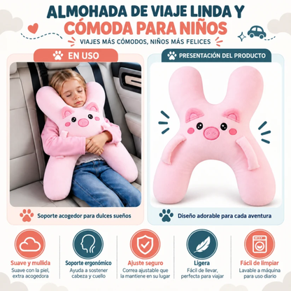 Almohada infantil de viaje